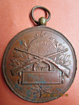 Médaille en bronze du concours de tir du 159ème R.I.A Fusil 1936 - OR NET