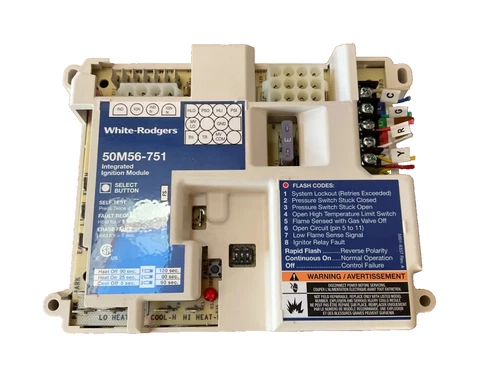 White-Rodgers 50M56-751 Integrated Ignition Furnace Control Circuit Board Module