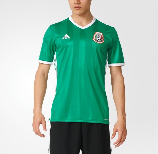 Adidas Men's Large FMF Mexico Home Green White Red Official Soccer Futbol Jersey eBay