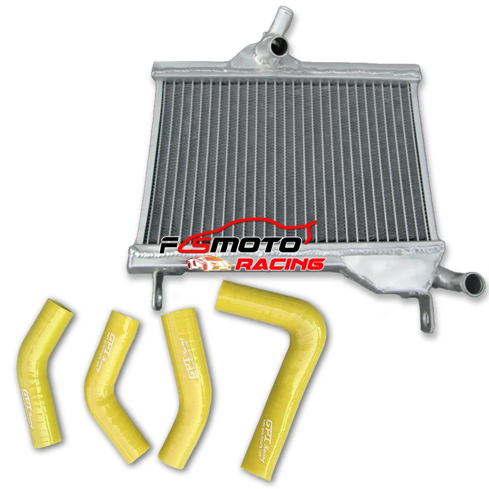 Radiador de aluminio y manguera roja para Yamaha RZ350 RD350 RD250 RZ 350 1984-1988 1985 Foto 3 de 4