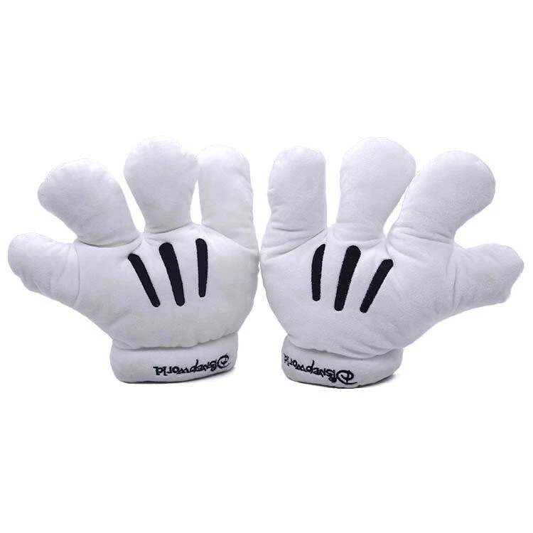 Guantes de utilería de rendimiento Mickey Mouse Mickey Minnie guantes de felpa patas grandes Foto 3 de 4