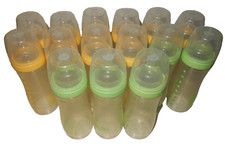 15 Vintage PLAYTEX Premium Nurser 8oz-10oz Bottles with Caps/Lids Slow Nipples