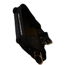 WELKFORDER Tongue Buckle Body Belt With Hot-Pressing Waist Pad and 2 Side Safety