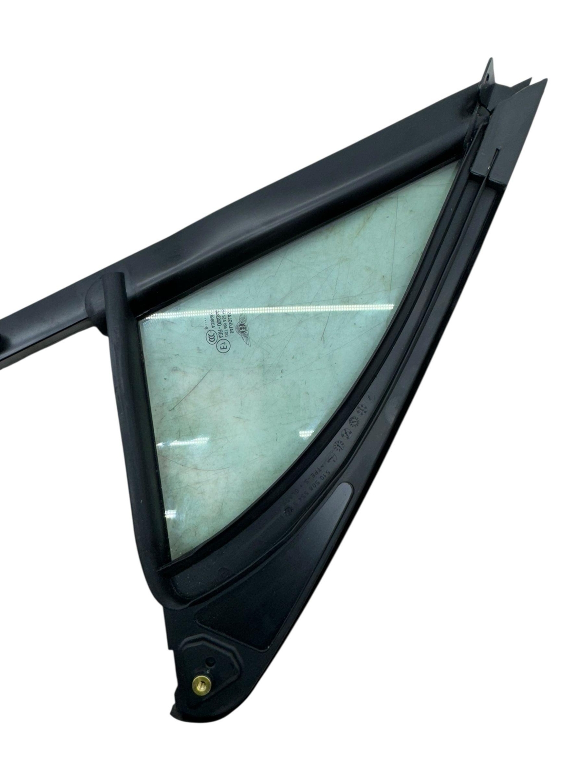 2016-2020 BENTLEY BENTAYGA OEM LH FRONT LEFT DOOR VENT CORNER WINDOW GLASS