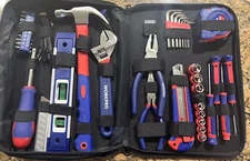 WORKPRO 50PCS Basic Tool Set Household Tool Kit W/Storage Zip Case NEW
