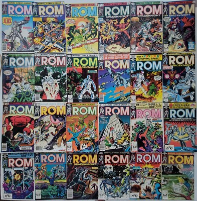 ROM: Spaceknight Lot (59) 1-74* 1st App Rom & Others 1979 High Grade Bronze Age