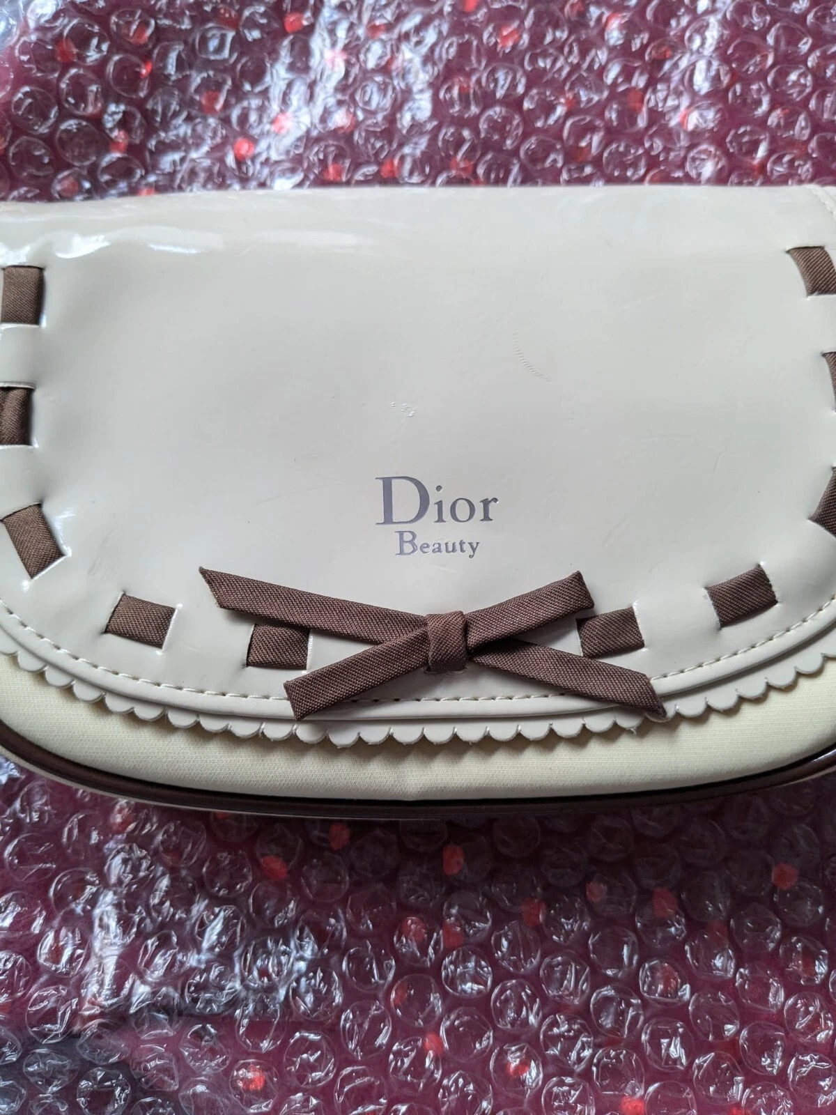 Sac de beauté Dior beige/marron. Neuf