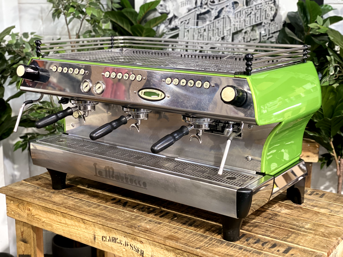 LA MARZOCCO FB80 3 GROUP GREEN ESPRESSO COFFEE MACHINE COMMERCIAL
