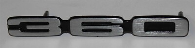 NEW 1971-72 Mopar Dart/Duster/Fury 360 Fender Emblem