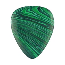 Green Malachite Stone Guitar Pick - 3.0 mm - 351 Shape Handmade Exotic Plectrum