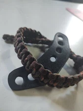 Hidden Camo & walnut Bling Sling bow wrist strap FREE SHIP archery