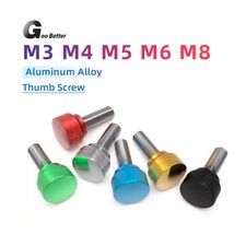 10Pcs M3 M4 M5 M6 M8 Computer PC Case Fully Threaded DIY Knurled Thumb Screws