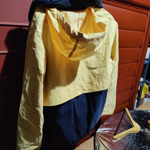 Pacific Trail -Outerwear yellow Windbreaker Jacket Coat Hoodie Size M metal Zip - Picture 2 of 13