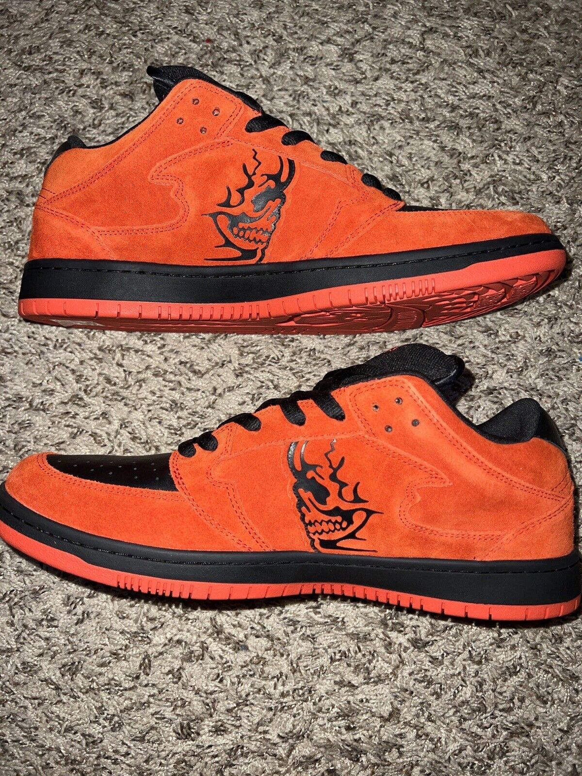 Warren Lotas Demon Dunk Shoes Size 12 Sold Out Exclusive