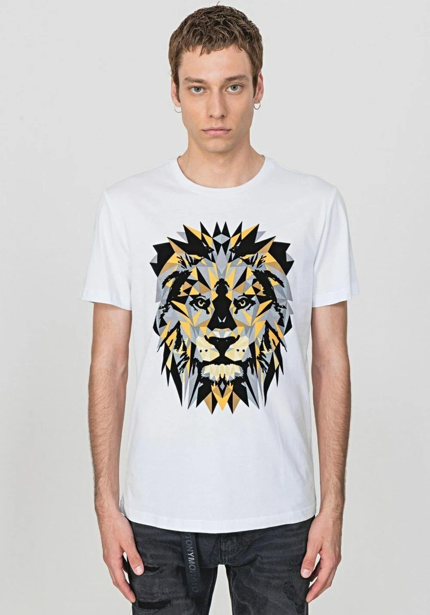 ANTONY MORATO LION PRINT T SHIRT. GRUNGE WARDROBE. NEW WITH TAGS. SIZE SMALL