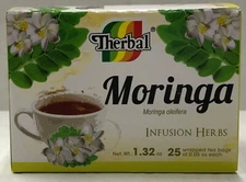 Therbal TE DE MORINGA infusion herbs TEA 25 BAGS
