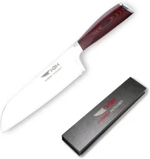 Japanese Santoku Knife Stainless Steel Forged Kitchen Knife
