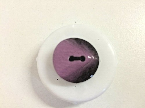 Chunky Flat 2 Hole Two Tone Round Fine Style Craft Making Wool Buttons - Picture 5 of 13