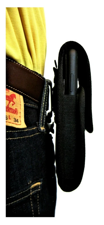 Nite Ize Nylon Cargo Phone Pouch For Galaxy Z Fold 6/5/4 Holster Belt Clip Case - Image 2 of 4