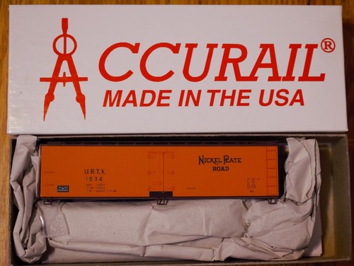 Placa de níquel Accurail HO #3384B (coche individual) Rd #1574 (kit frigorífico de madera de 40') | Zustand: New