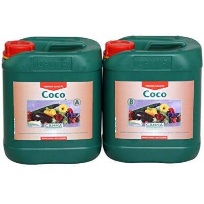 CANNA COCO Coir A+B 1, 5, 10L VEG & FLOWER PLANT FOOD BASE NUTRIENTS HYDROPONICS