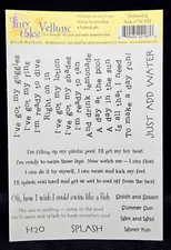 My Mind's Eye ~ SWIMMING ~ Tiny Tales Vellum Stickers Quotes FREE SHIP