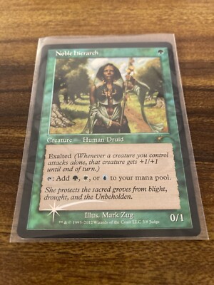 MTG✨NOBLE HIERACH Judges Reward FOIL✨MINT RARE Creature 2012 M