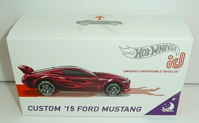 Custom 2015 Ford Mustang Hot Wheels ID Car Virtual Garage Track Unique Vehicle