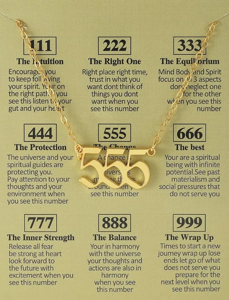 222 angel 2024 number necklace