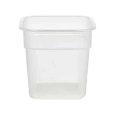 Cambro 1SFSPROPP190 CamSquare Fresh Pro 1 Qt Polypropylene Food Container
