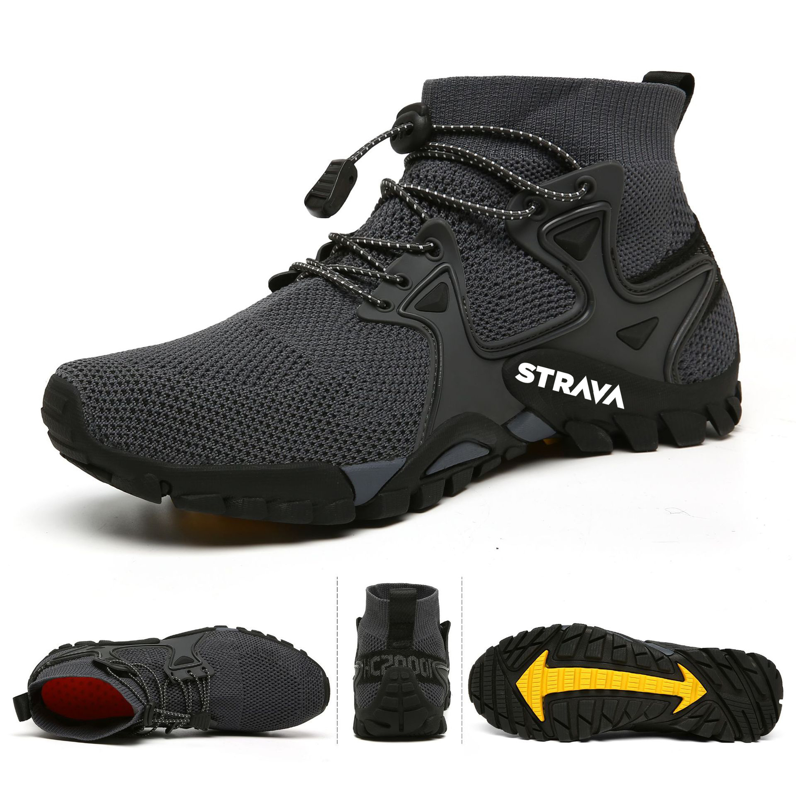 SALOMON Scarpe da uomo outdoor escursionismo trekking rete ciclismo passeggio guida sneakers stivali