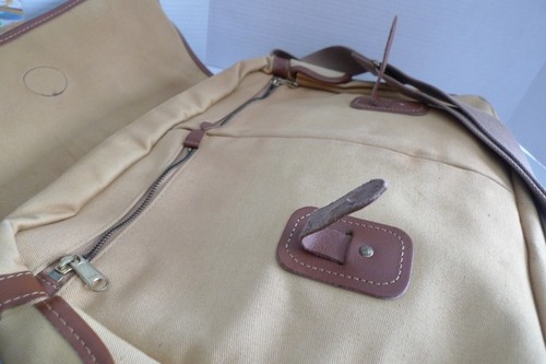 BARBOUR- B730 CHEVIOT COTTON CANVAS BAG -WITH LINER- MADE IN ENGLAND - Picture 16 of 24