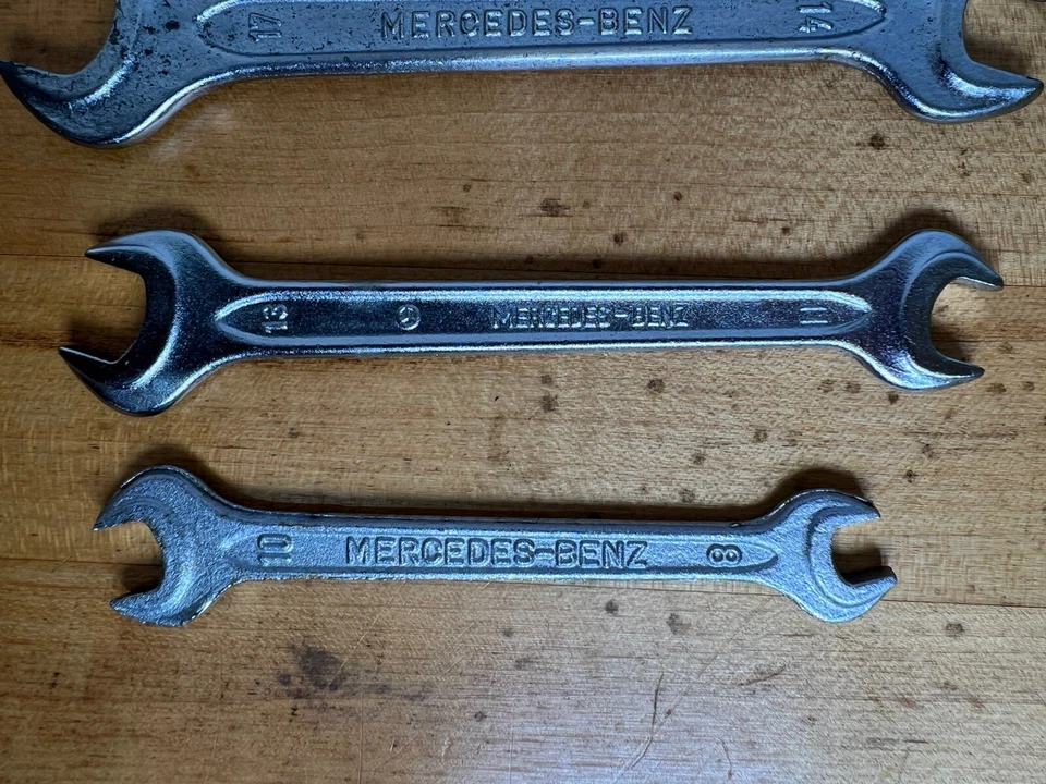 10 piezas. Lote llaves métricas de extremo abierto Mercedes-Benz y BMW - W Alemania - Heyco + Foto 3 de 4