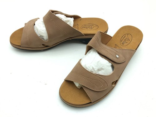 Nadine Damen Sandale Sandalette Pantolette Braun Gr. 42 (UK 8) - Bild 2 von 5