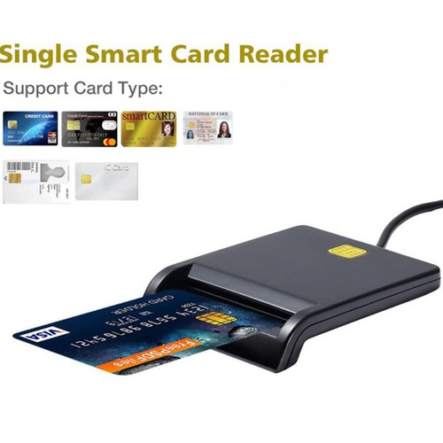 USB Smart Card Reader micro SD/TF memory ID Bank electronic DNIE dni citizen - Photo 7/7