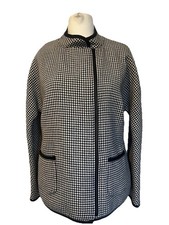 Viyella Houndstooth Wool Jacket , Size 12
