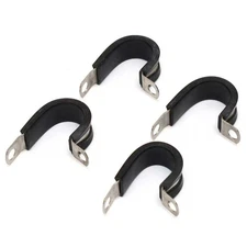 Umpco Boat Cushioned Loop Clamps S325SSG12 | 9/16 - 3/4 Inch (Set of 4)