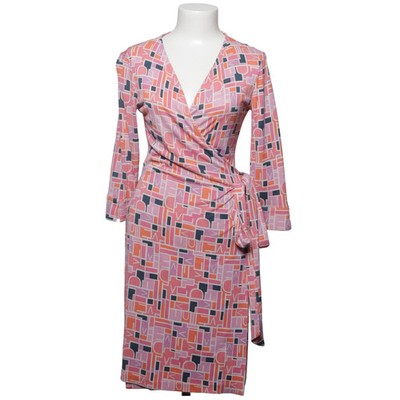 Diane von Furstenberg, Wickelkleid, Größe: 36, Pink/Mehrfarbig, Seide #NL8