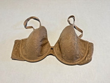 NWT Warner's No Side Effects Underarm-Smoothing Wireless Bra 36DD Beige
