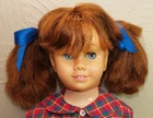 Vintage 1962 Mattel CHATTY CATHY Pigtails AUBURN Hair MUTE Doll w/ Pull String