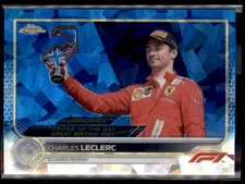 CHARLES LECLERC 2022 TOPPS CHROME F1 SAPPHIRE #182
