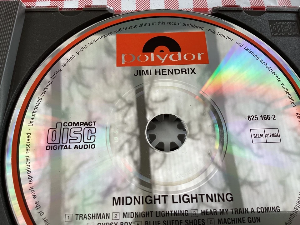 JIMI HENDRIX Midnight Lightning SUPER RARE 1975 CD EXCELLENT LIKE NEW CONDITION - Image 3 of 4