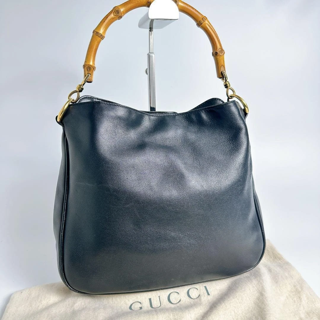 Gucci Bamboo Shoulder Bag Black Bags & Handbags for Women for sale
