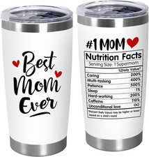 Mothers Day Gifts from Daughter Son - 20 Oz Stainless Steel Insulated Coffee Tum
