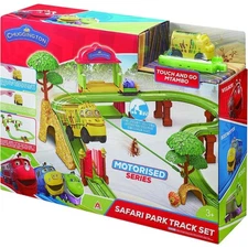 New CHUGGINGTON - SAFARI PARK TRACK SET Motorised Series Train Track Playset