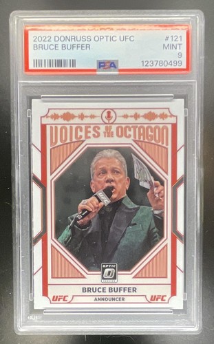 2022 Panini Donruss Optic UFC Bruce Buffer #121 PSA 9