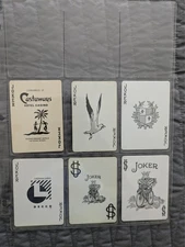 #101 - 6 Different  JOKERS   Single Swap Playing Cards -   Free Ship