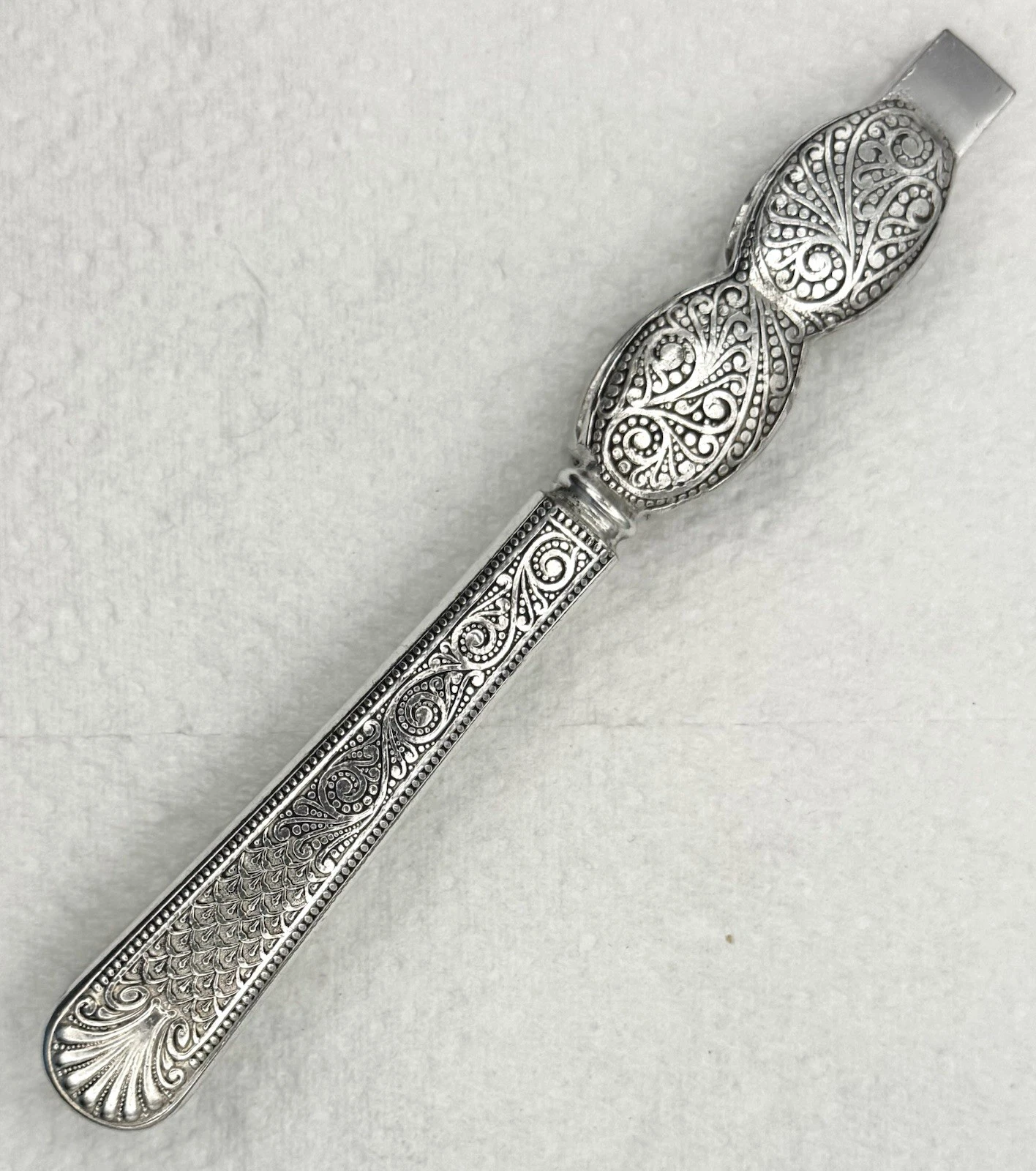 Antique Very Ornate Silver-Plated Nutcracker with Inner & Outer Patterns - WOW
Opens in a new window