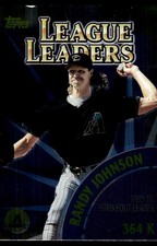 Randy Johnson / Pedro Martinez 2000 Topps #465 MLB READ FREE SHIP AutographDen