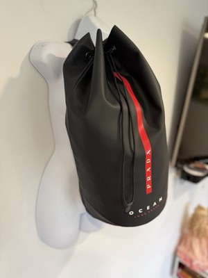 Prada luna rossa Sailing Backpack/duffel Bag ⭐️backpack bag